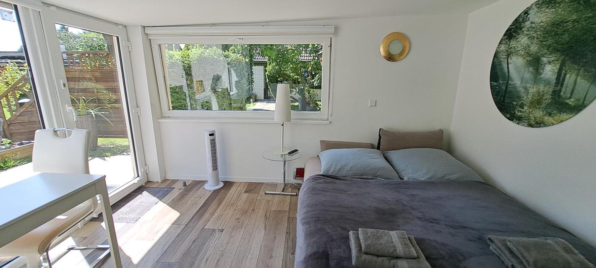All-In-One Apartment Mit Eigener Sonnenterrasse Im Garten Ντίσελντορφ Εξωτερικό φωτογραφία