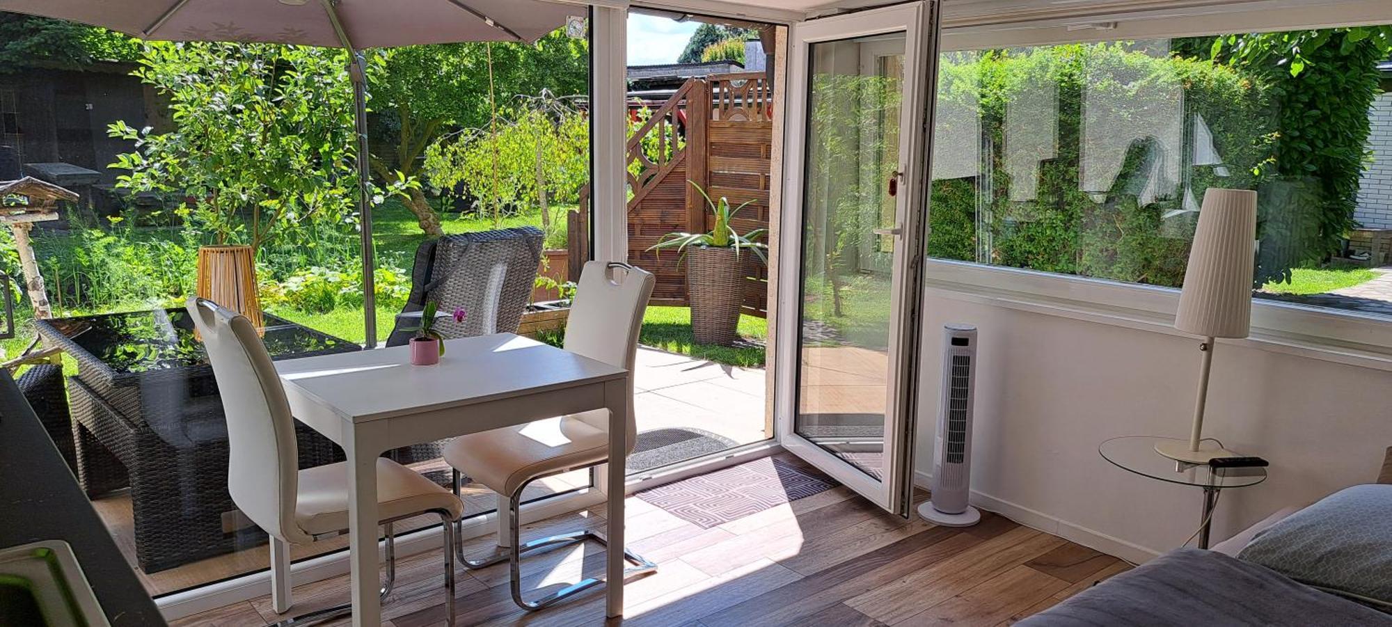 All-In-One Apartment Mit Eigener Sonnenterrasse Im Garten Ντίσελντορφ Εξωτερικό φωτογραφία